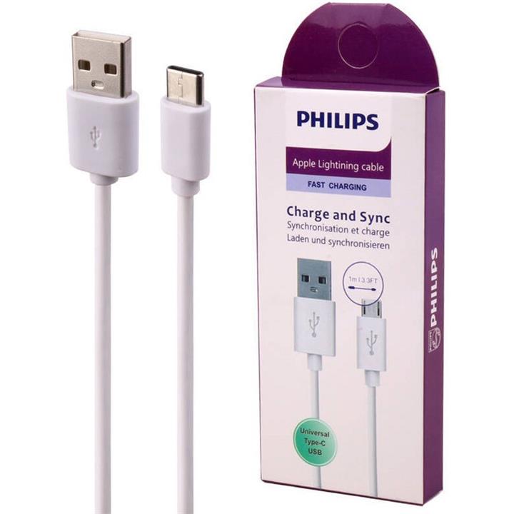 کابل شارژ type-c philips 1m